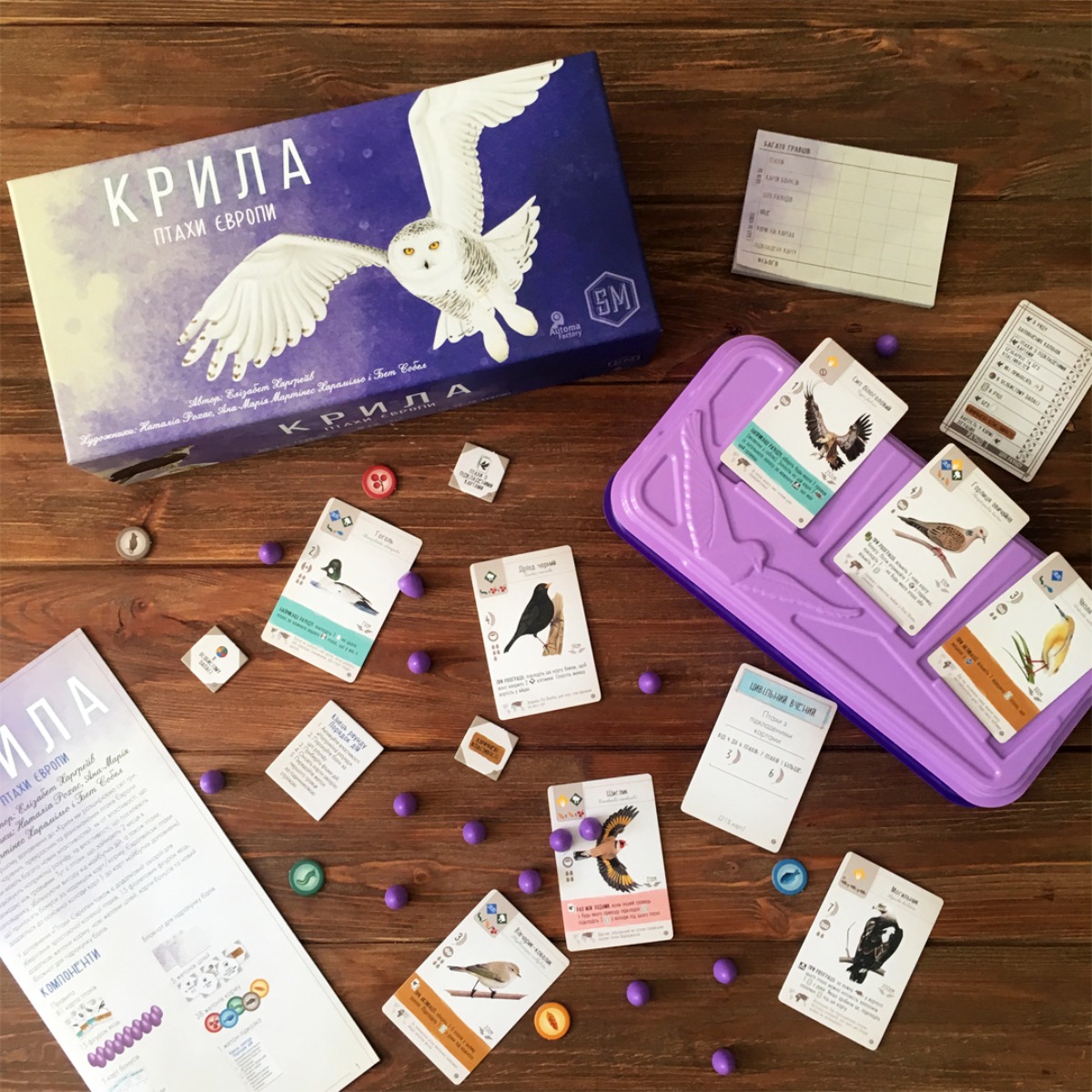 Настільна гра "Крила: Птахи Європи" - Зображення 2