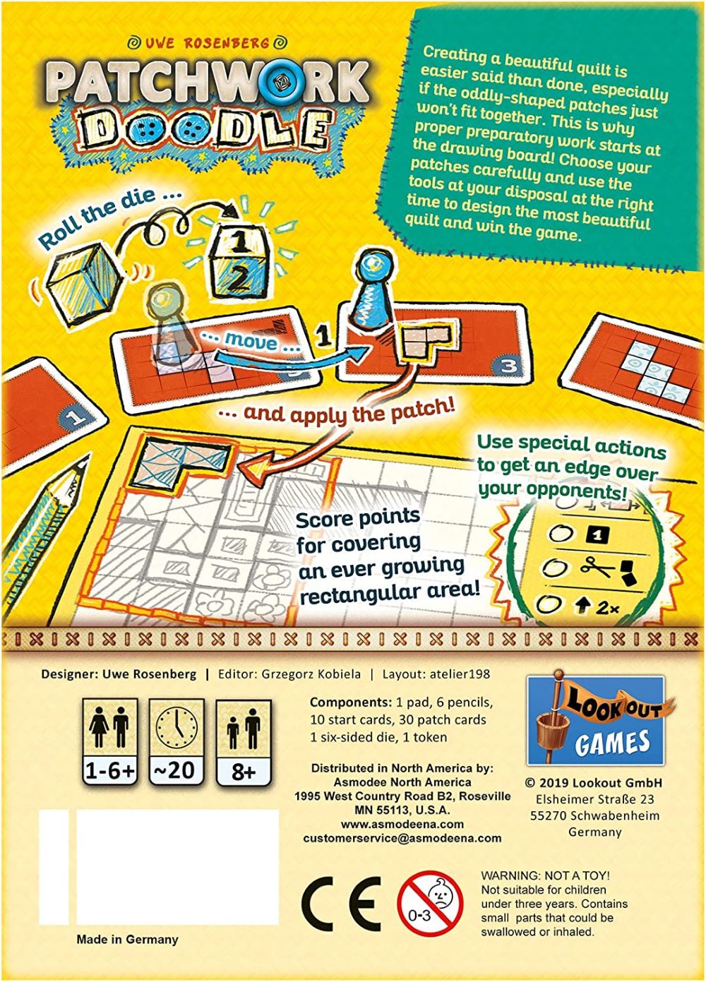 Настільна гра "Patchwork Doodle" - Зображення 3