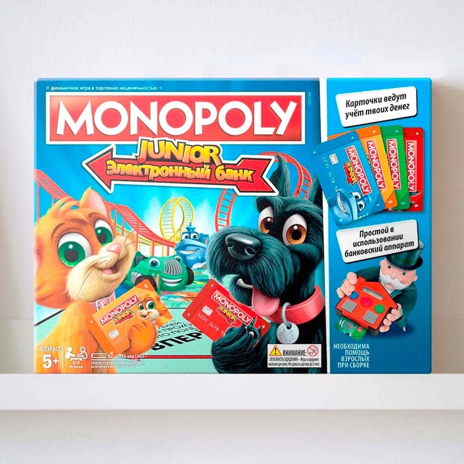 Настільна гра "Monopoly Junior. Електронний банк"