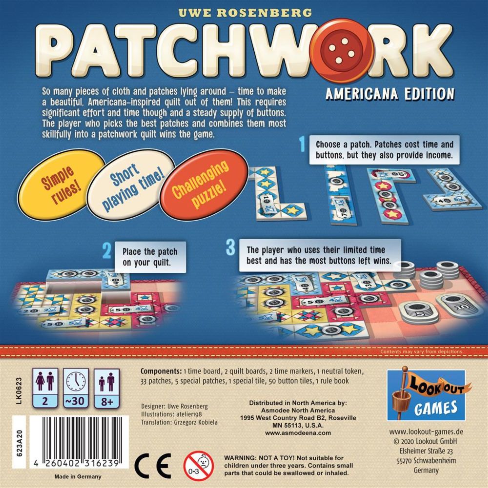 Настільна гра "Patchwork: Americana" - Зображення 2
