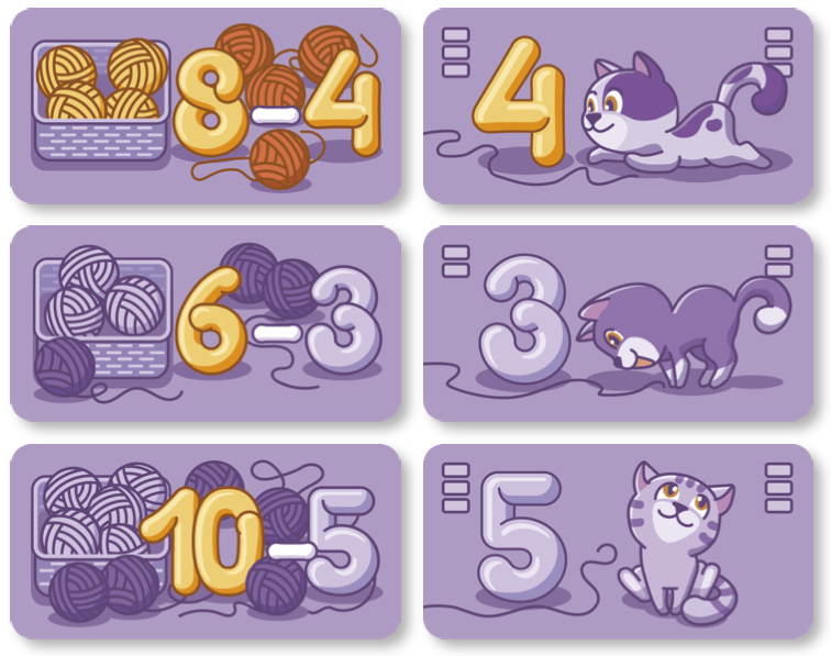 Настільна гра "Муркітливе віднімання" - Зображення 3