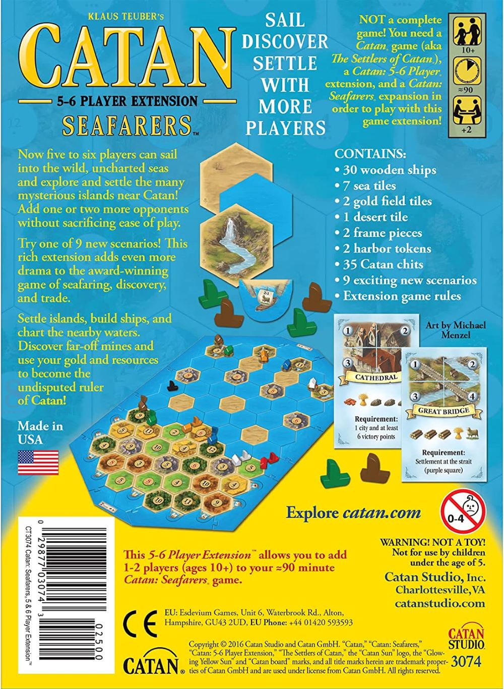 Настільна гра "Catan: Seafarers – 5-6 Player Extension" - Зображення 5
