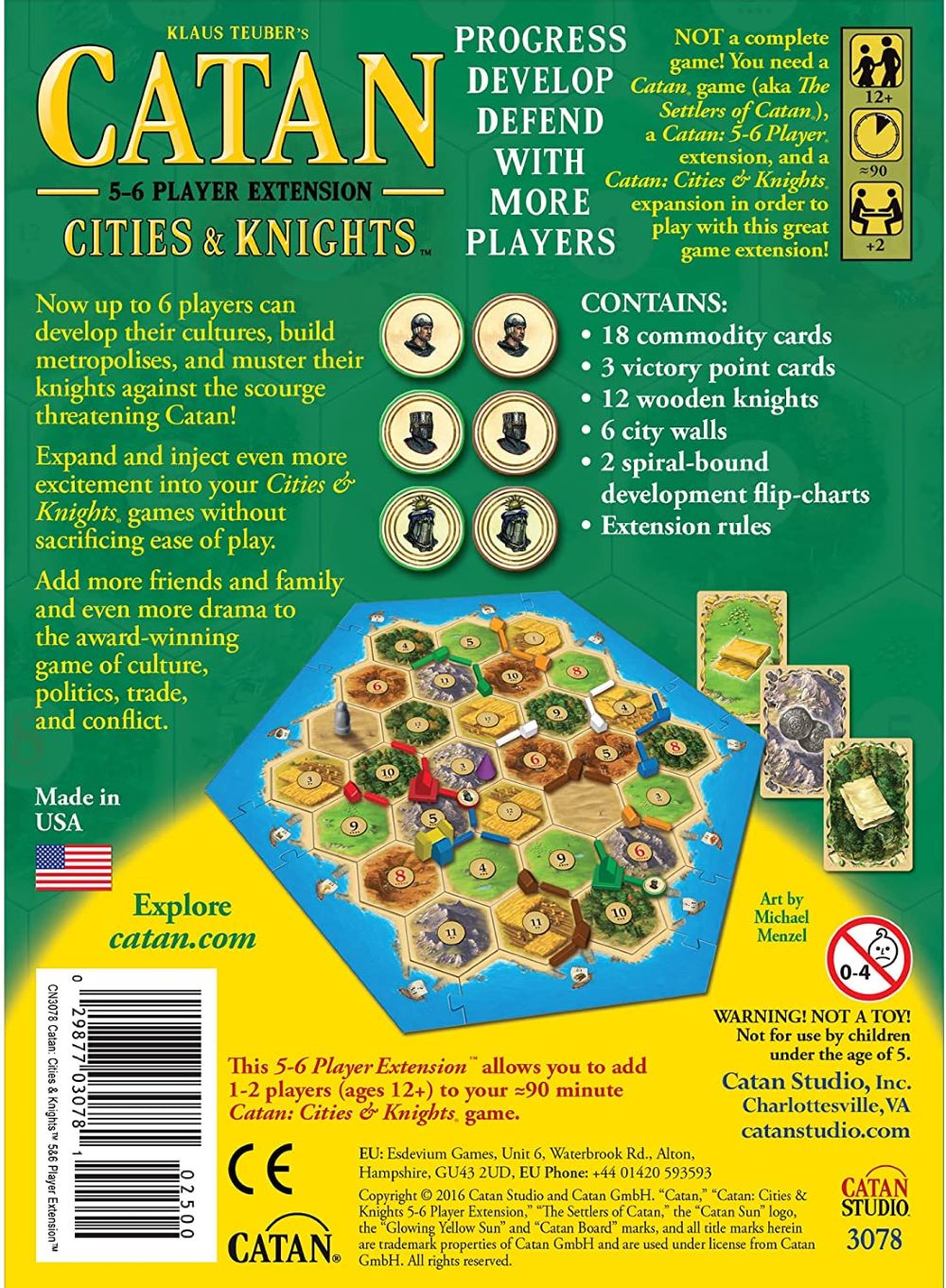 Настільна гра "Catan: Cities & Knights – 5-6 Player Extension" - Зображення 5