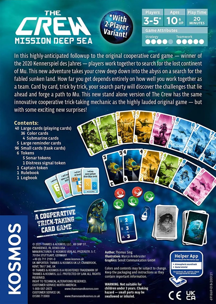 Настільна гра "The Crew: Mission Deep Sea" - Зображення 7