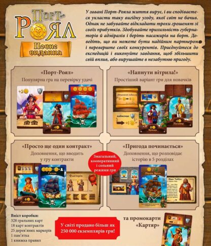 Настільна гра "Порт-Роял. Повне видання" + промонабір - Зображення 2
