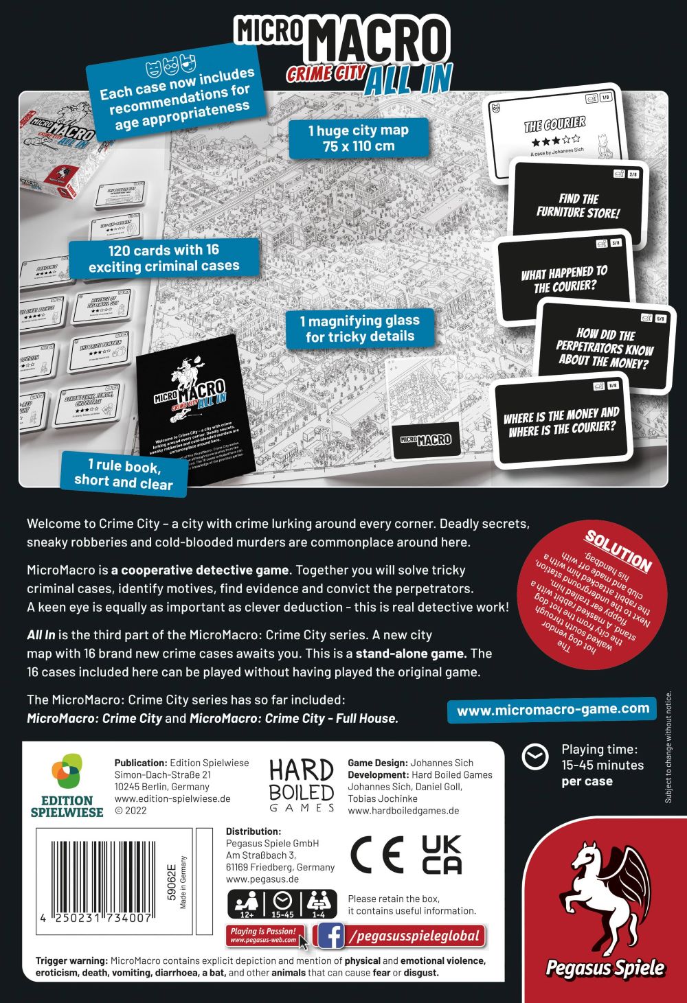 Настільна гра "MicroMacro: Crime City – All In" - Зображення 3