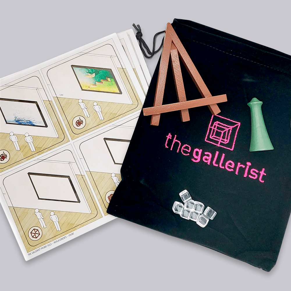 Настільна гра "The Gallerist: Upgrade Pack (Kickstarter SG Pack 1 & 2)"