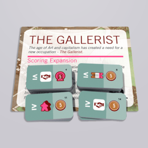 Настільна гра "The Gallerist: Scoring Expansion" купити