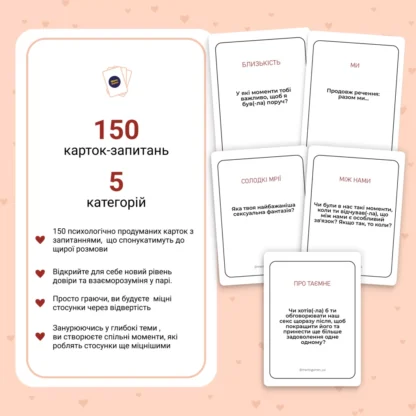 Настільна гра "Між нами: Про любов 2.0" - Зображення 3