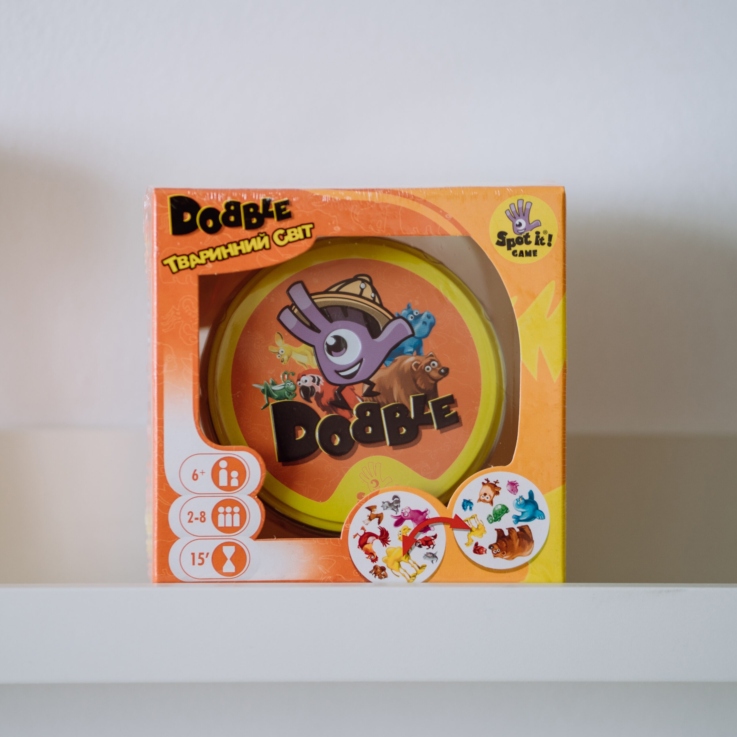 Настільна гра "Dobble Тваринний світ"