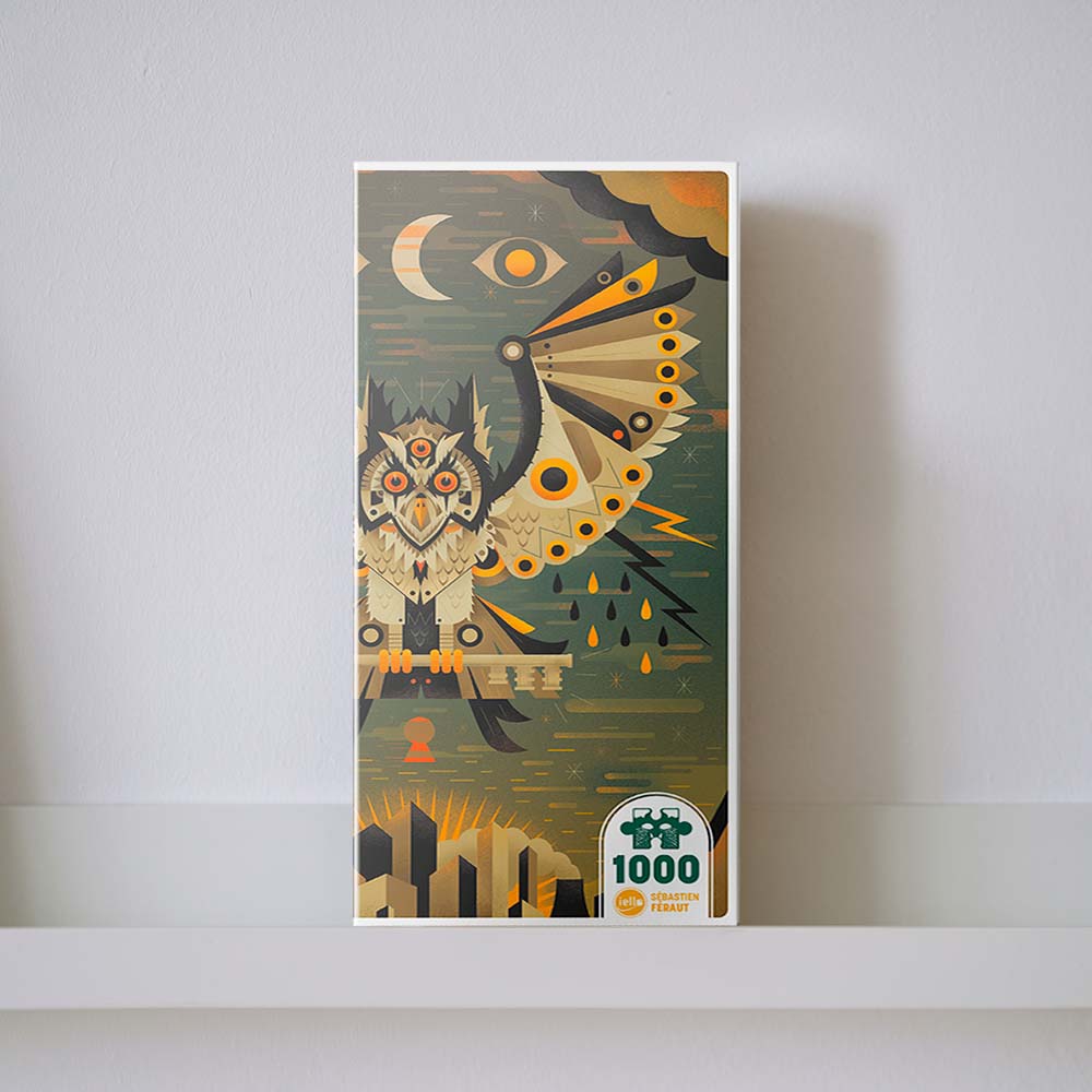 Пазл Iello "Сова у місті"