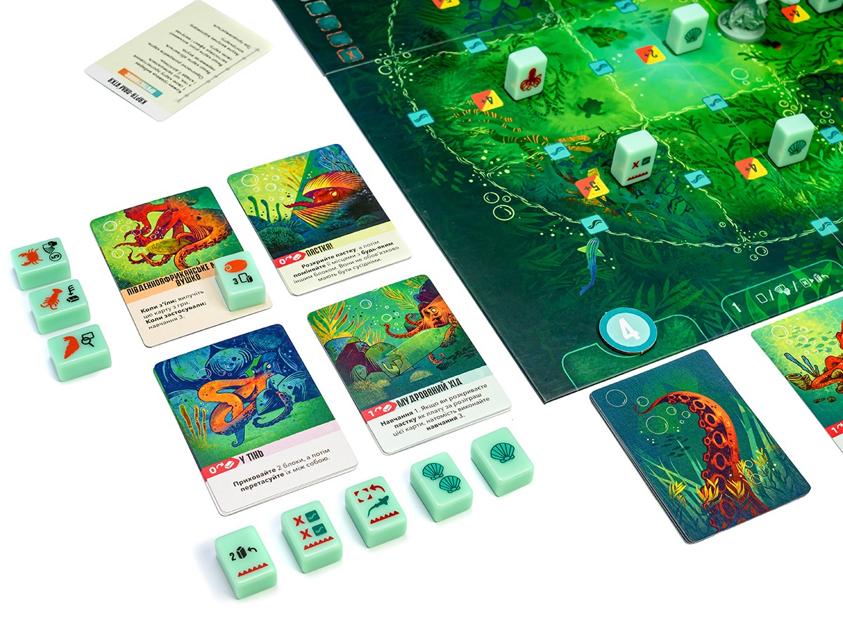 Настільна гра "Kelp: Акула проти Восьминога" - Зображення 5