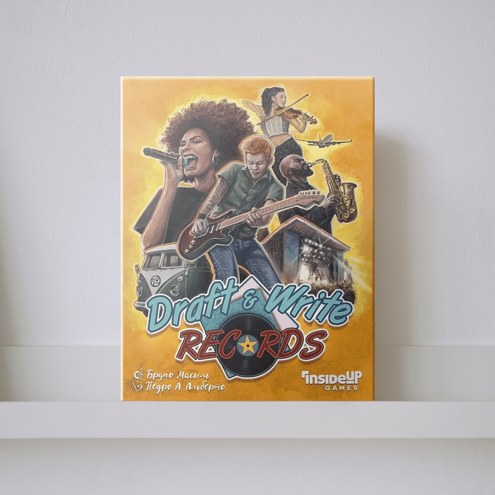 Настільна гра "Draft & Write Records" + 2 доповнення