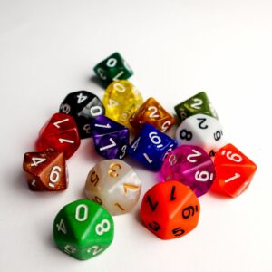 Кубик D10 (в асортименті) купити