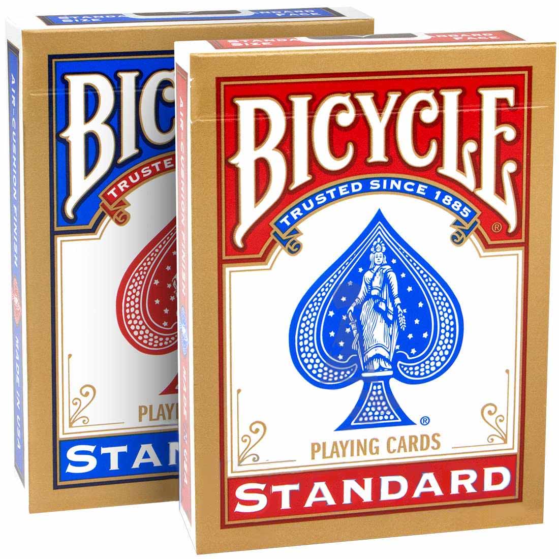 Карти гральні Bicycle Standard Index (red, blue)