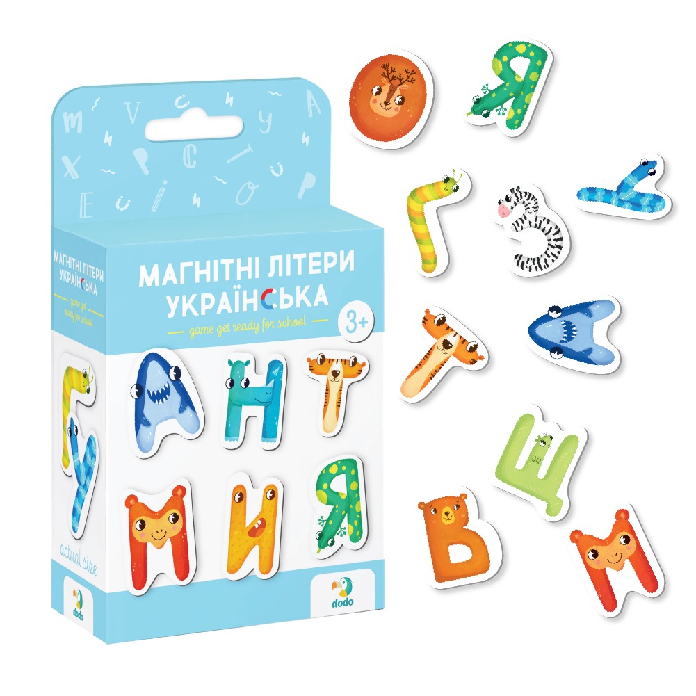 Магнітна гра "Магнітні літери. Українська" - Зображення 3