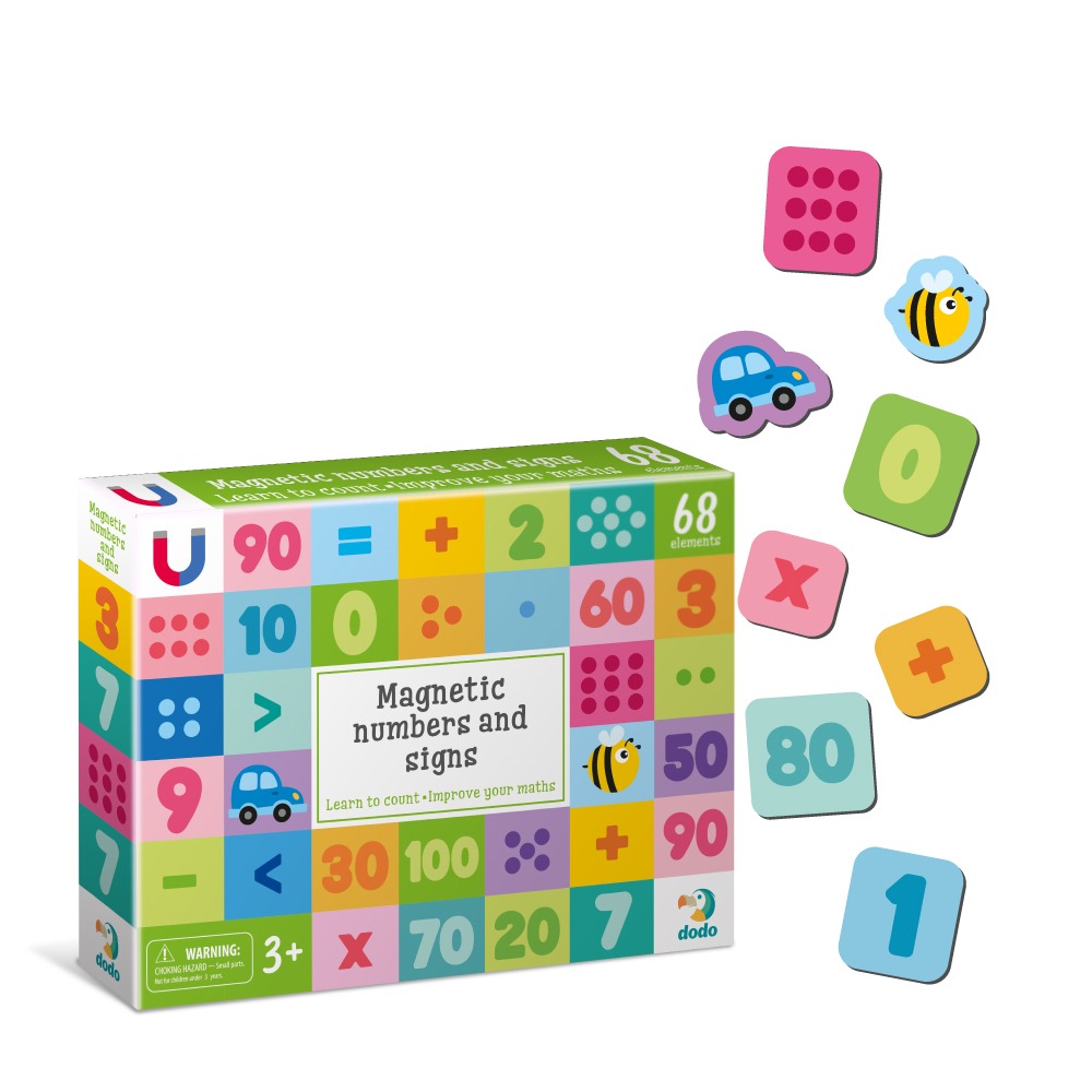 Магнітна гра "Магнітні цифри і знаки. Великий набір" - Зображення 2