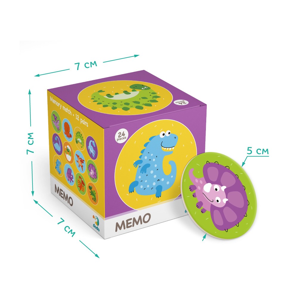 Гра міні мемо "Динозаври" - Зображення 5