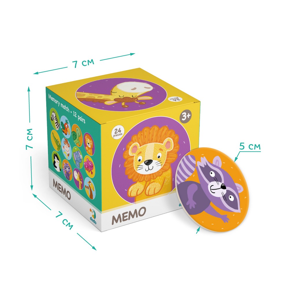 Гра міні мемо "Дикі тварини" - Зображення 5