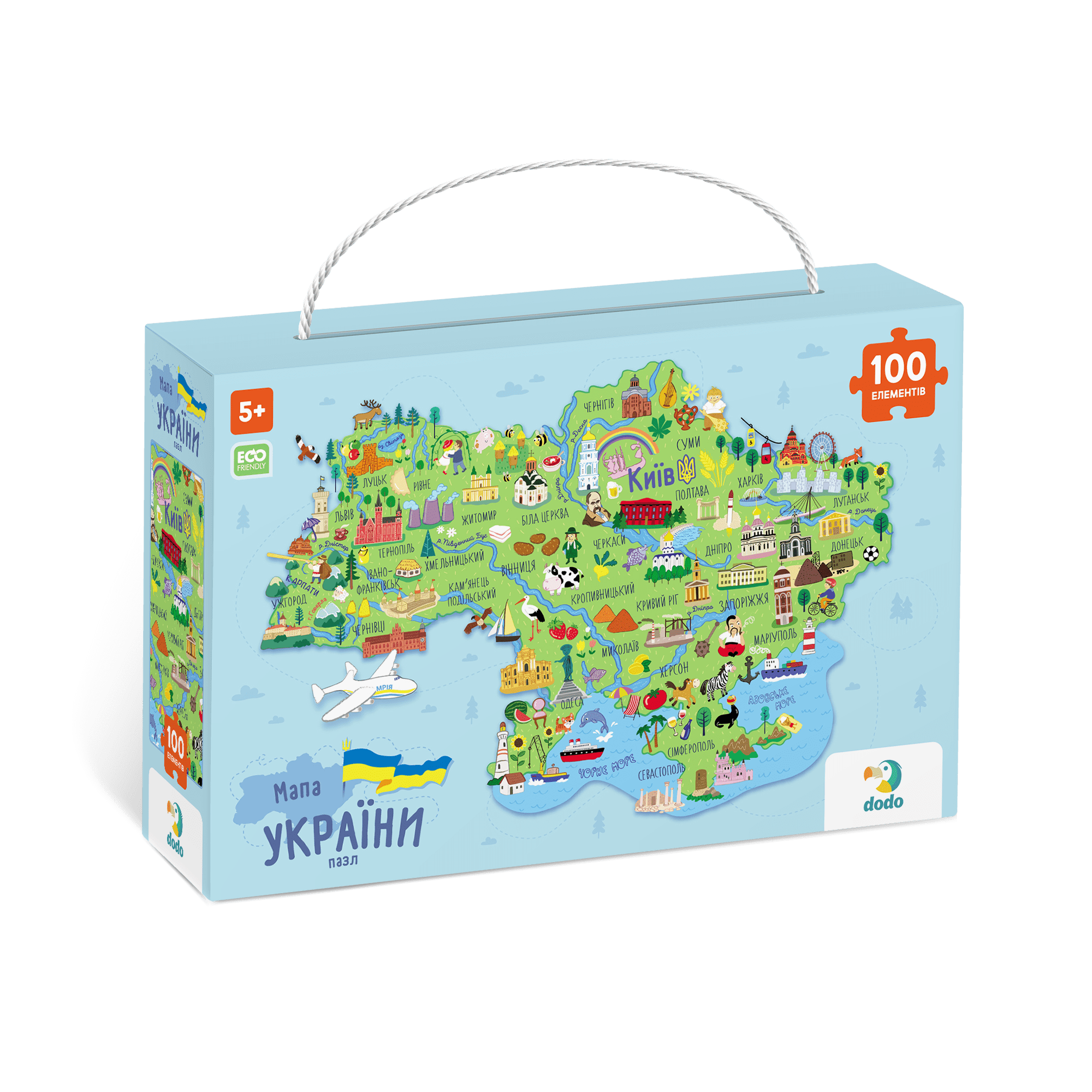 Пазл Dodo "Мапа України"