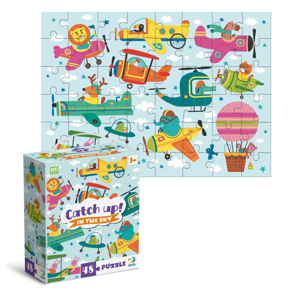 Пазл Dodo "Наздоганяй! У небі" - Зображення 3