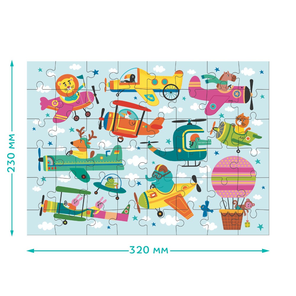 Пазл Dodo "Наздоганяй! У небі" - Зображення 4