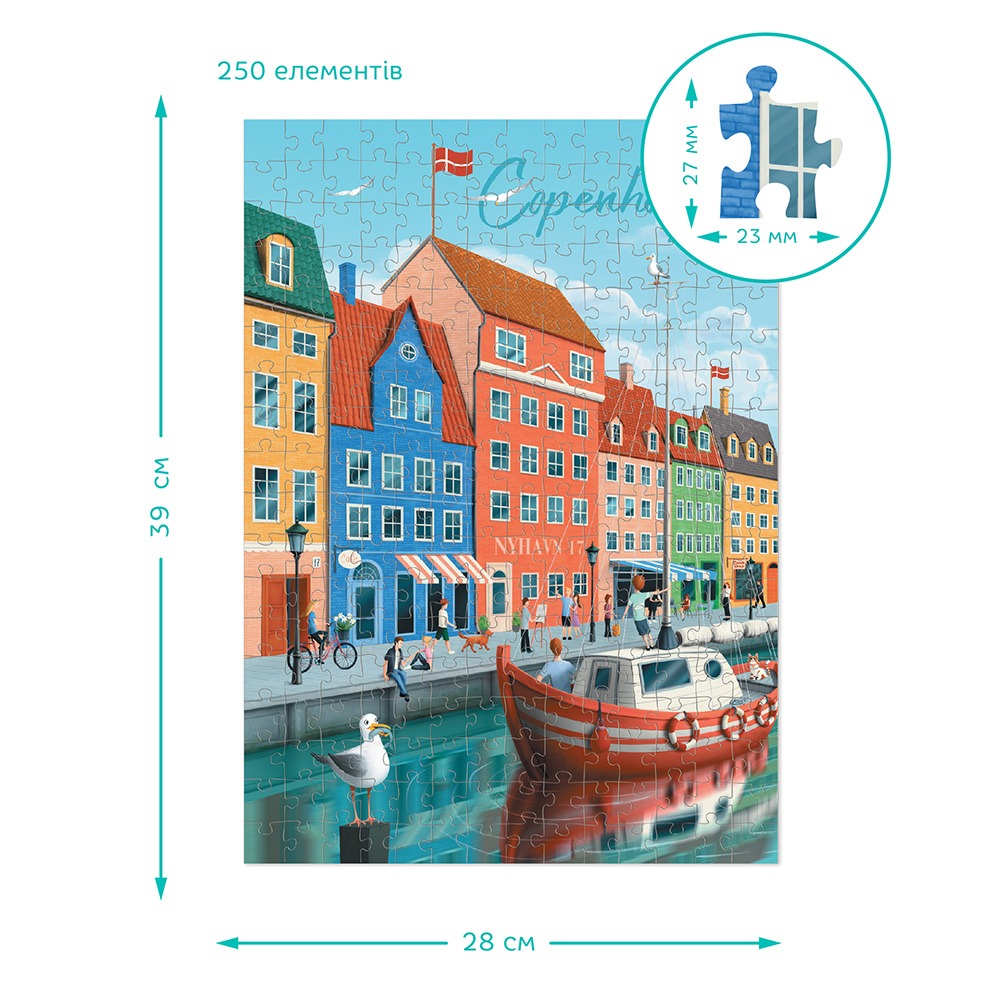 Пазл Dodo "Міста. Копенгаген" - Зображення 5