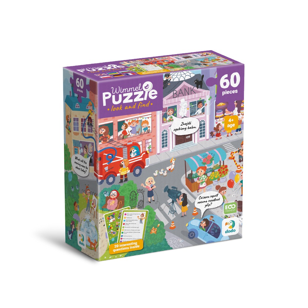 Віммельпазл Dodo "Містечко професій"