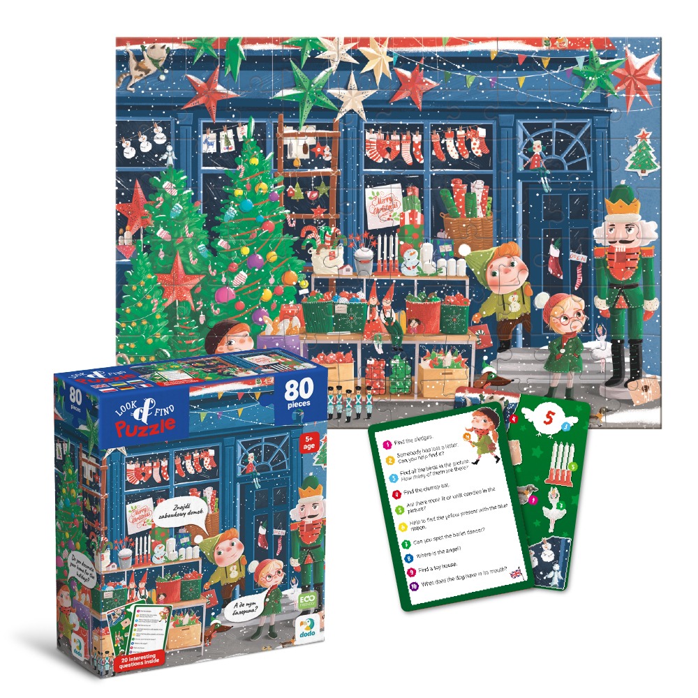 Пазл Dodo "Шукай та знаходь. Зимові свята" - Зображення 2