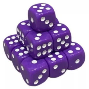 Кубик D6 з точками (пурпурний) купити
