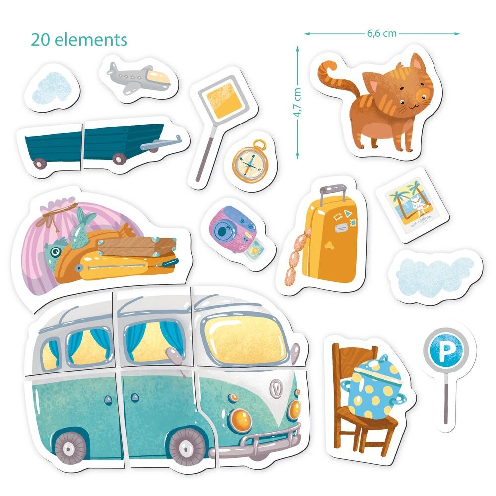 Магнітна гра "Котик-мандрівник" - Зображення 4