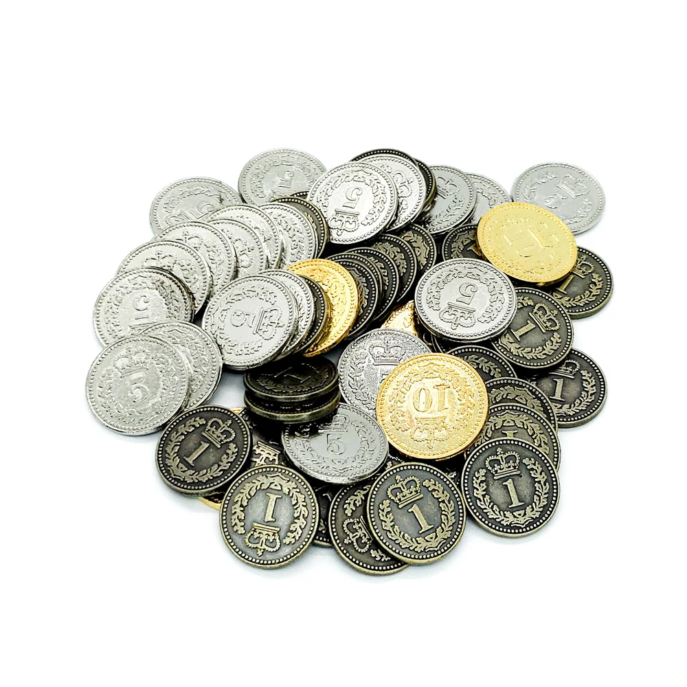 Аксесуари "Lisboa Metal Coins: Set of 55"