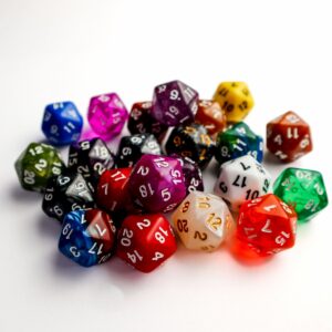 Кубик D20 (в асортименті) купити