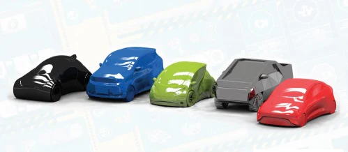 Аксесуари "Kanban EV: Metal Car Set" - Зображення 2
