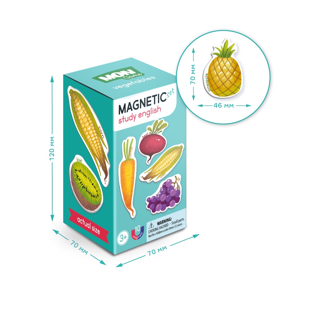 Магнітна гра "Овочі" - Зображення 4