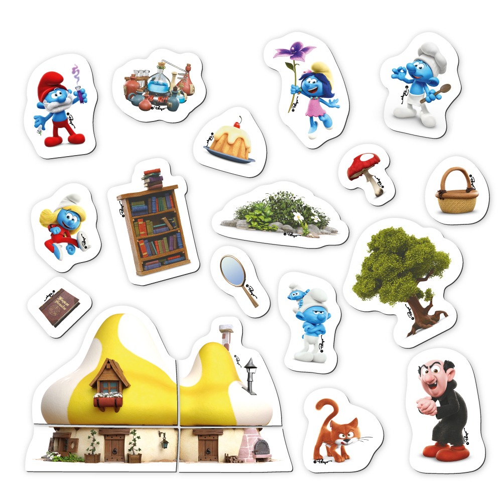 Магнітна гра "Дім Мрії – The Smurfs. Їдальня Шефа" - Зображення 3