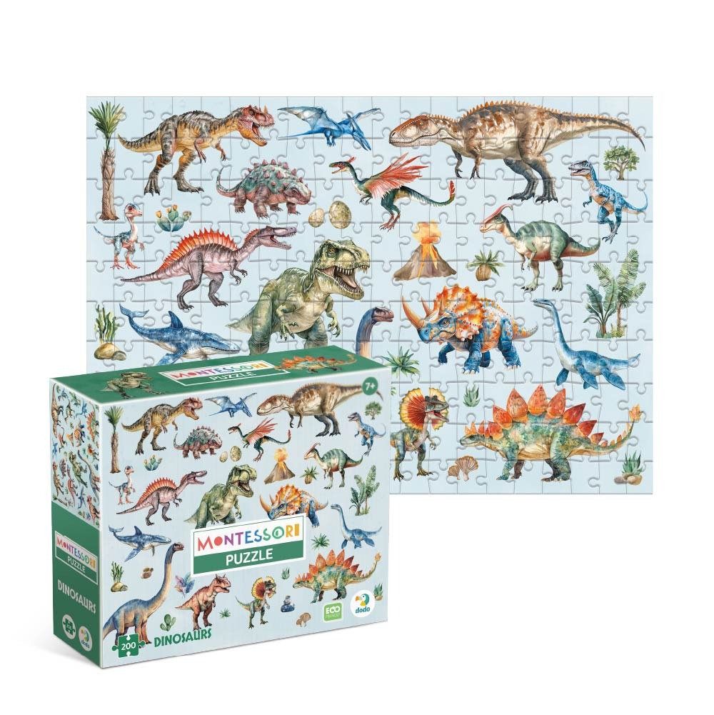 Монтессорі пазл Dodo "Динозаври" - Зображення 2
