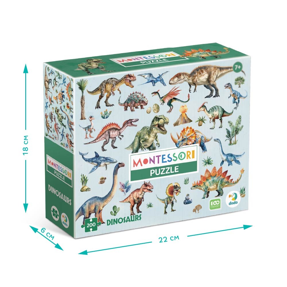 Монтессорі пазл Dodo "Динозаври" - Зображення 4