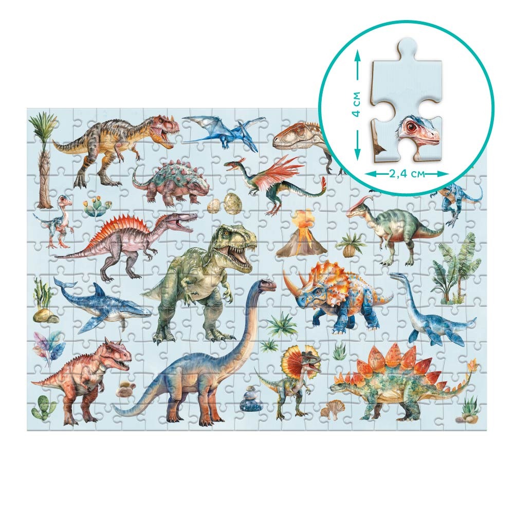 Монтессорі пазл Dodo "Динозаври" - Зображення 3