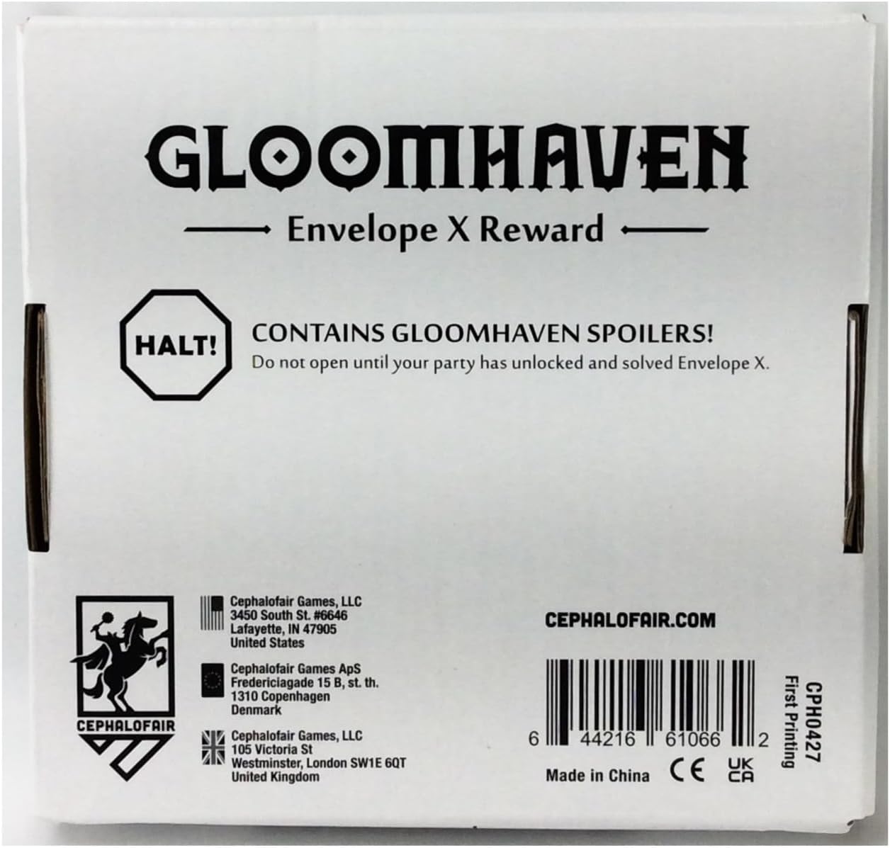 Доповнення "Gloomhaven: Envelope X Reward" (First Edition) - Зображення 3