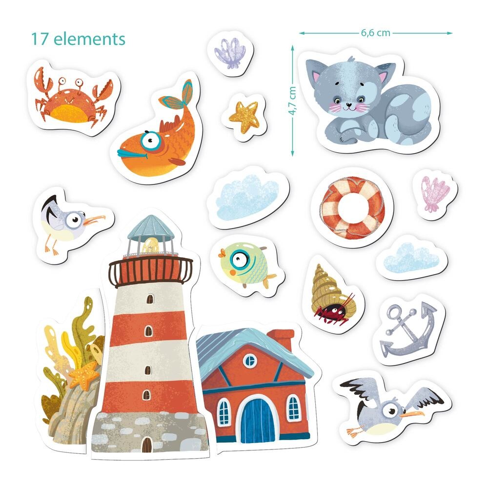 Магнітна гра "Котик-морячок" - Зображення 5