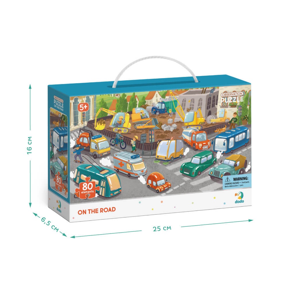 Пазл обсерваційний Dodo "Обережно на дорозі" - Зображення 4