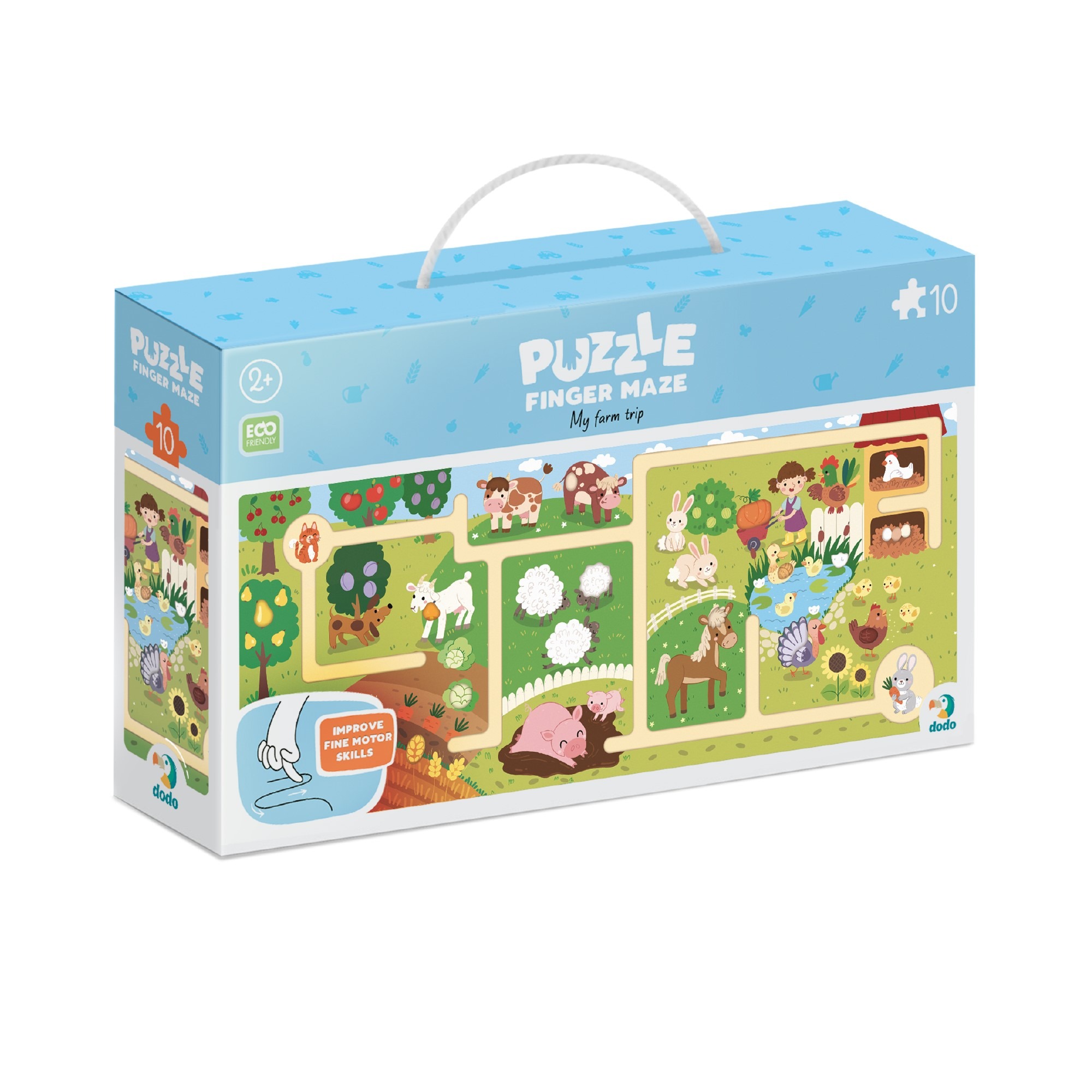 Пазл-лабіринт Dodo "Моя мандрівка фермою"