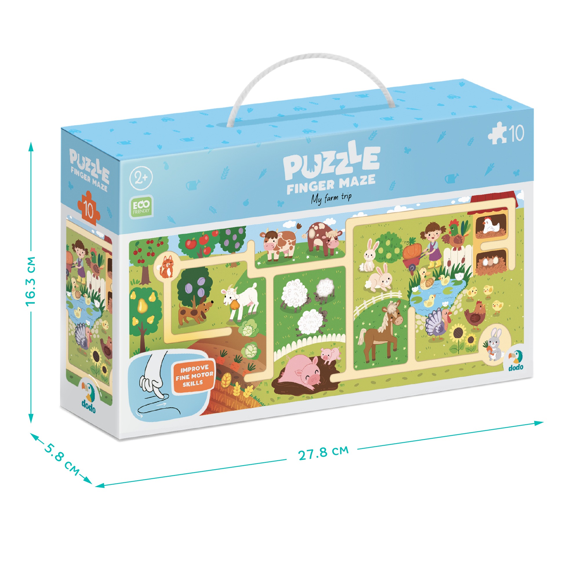 Пазл-лабіринт Dodo "Моя мандрівка фермою" - Зображення 4