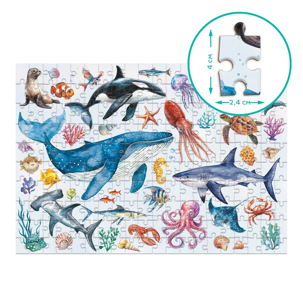 Монтессорі пазл Dodo "Океанічні тварини" - Зображення 3