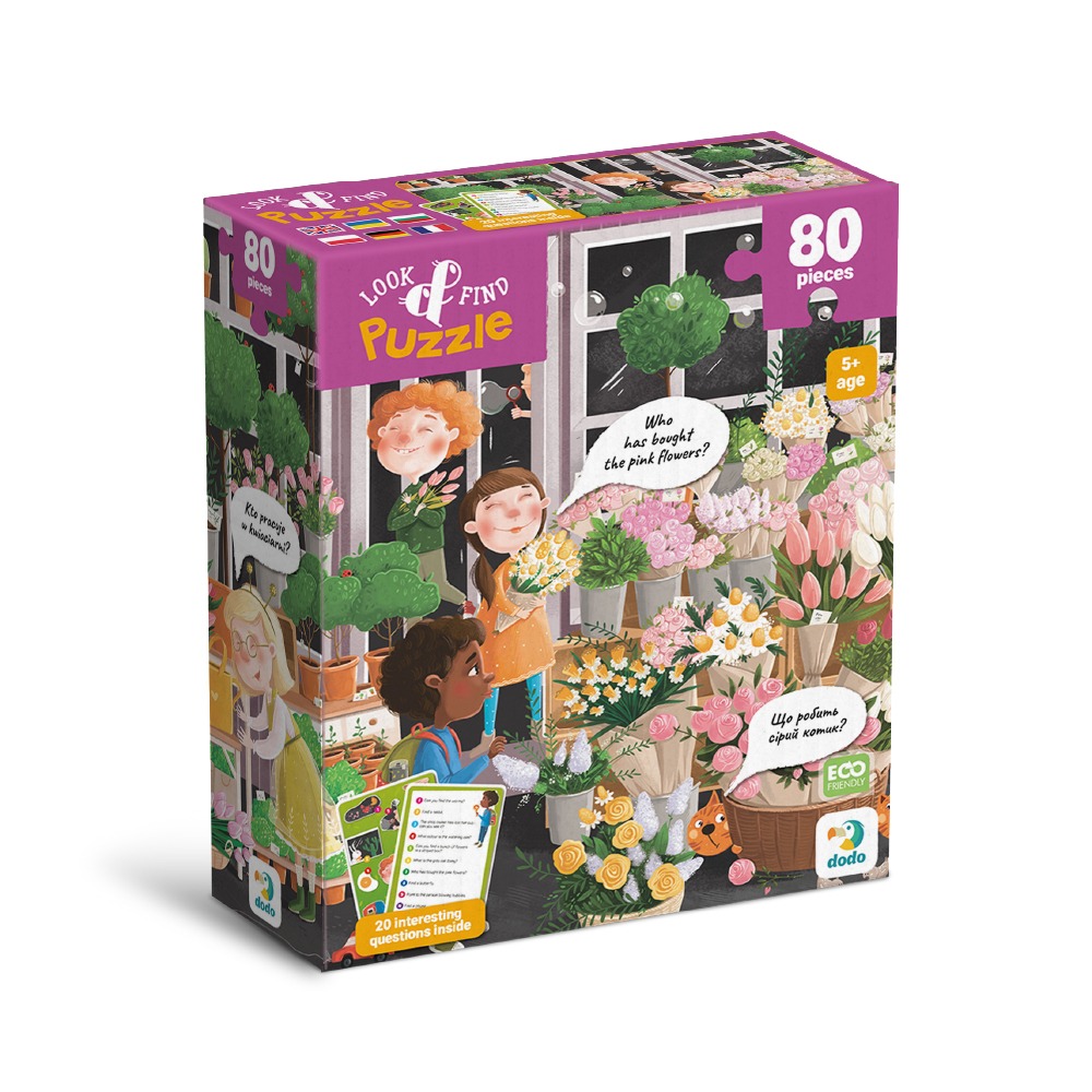 Віммельпазл Dodo "Квітуча весна"