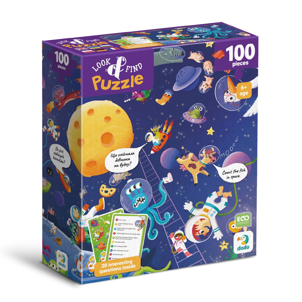 Пазл Dodo "Шукай та знаходь. Шалений космос"