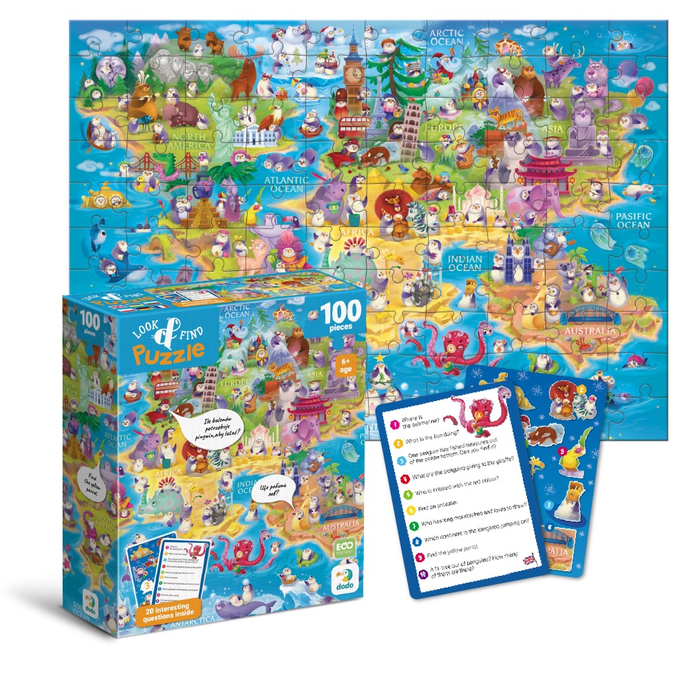 Пазл Dodo "Шукай та знаходь. Світ пінгвінів" - Зображення 2