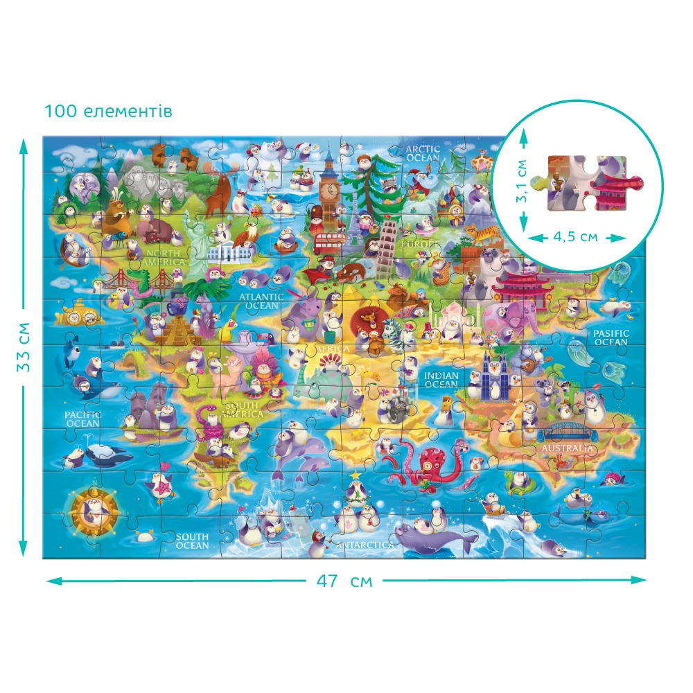Пазл Dodo "Шукай та знаходь. Світ пінгвінів" - Зображення 3