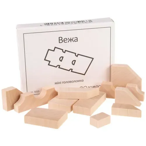 Дерев'яна головоломка "Вежа"